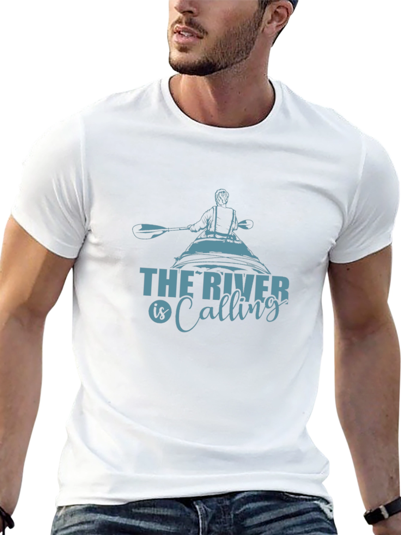 The River is Calling Graphic Tee
