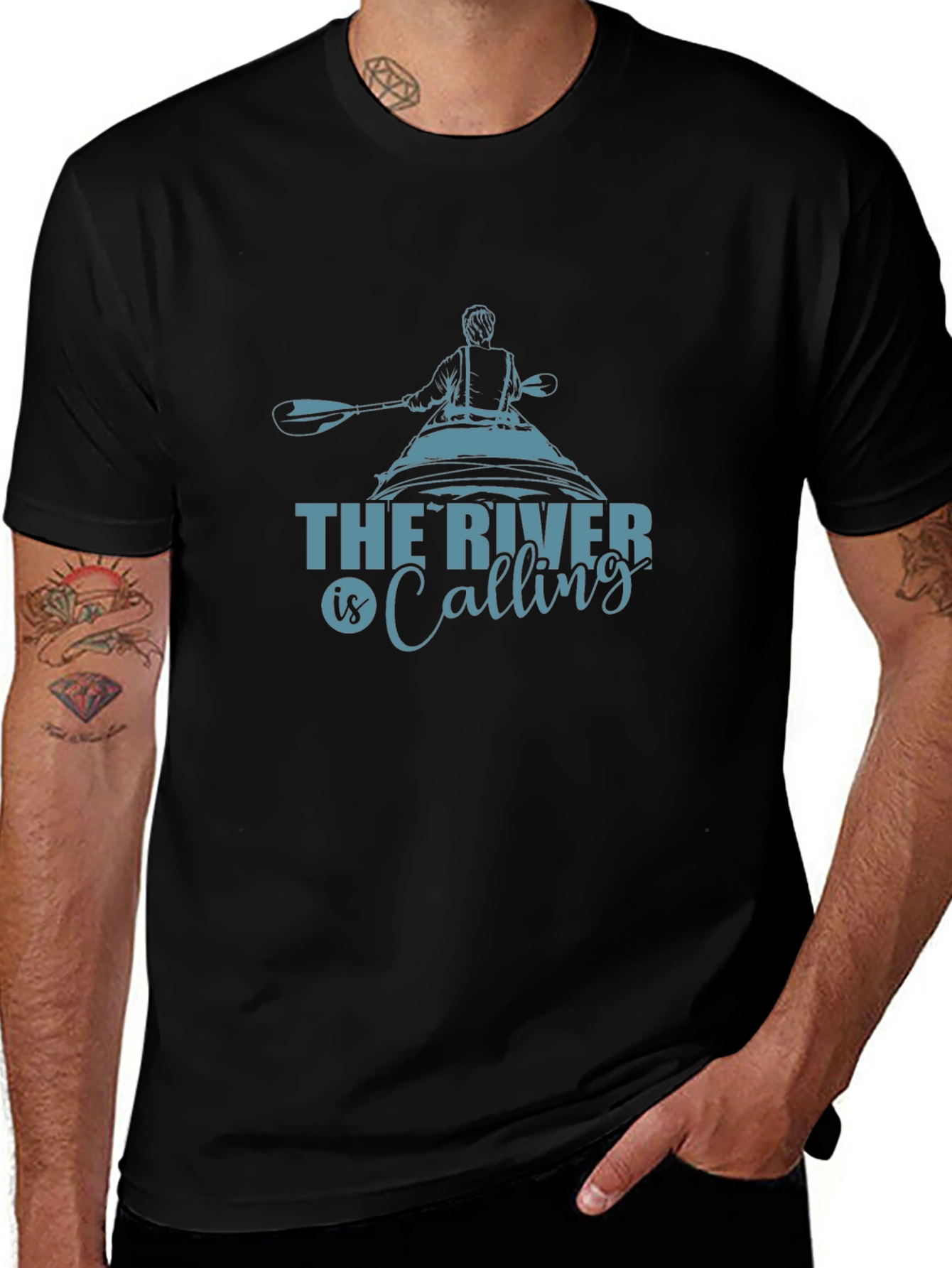 The River is Calling Graphic Tee