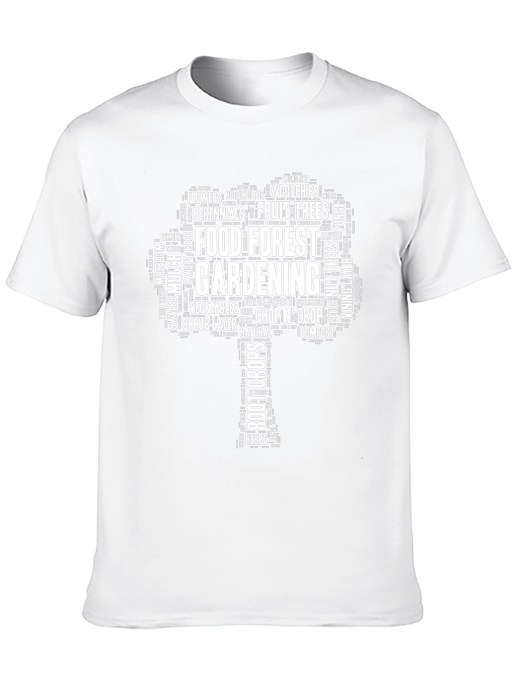 Food Forest Gardening Tree T-Shirt