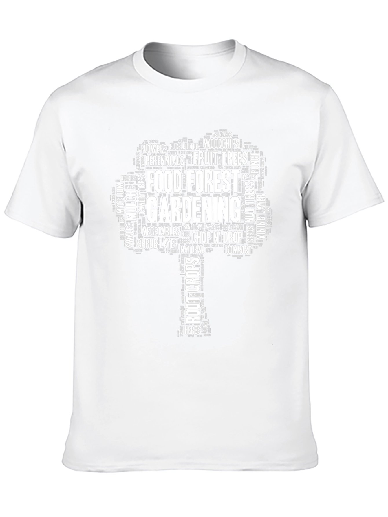 Food Forest Gardening Tree T-Shirt