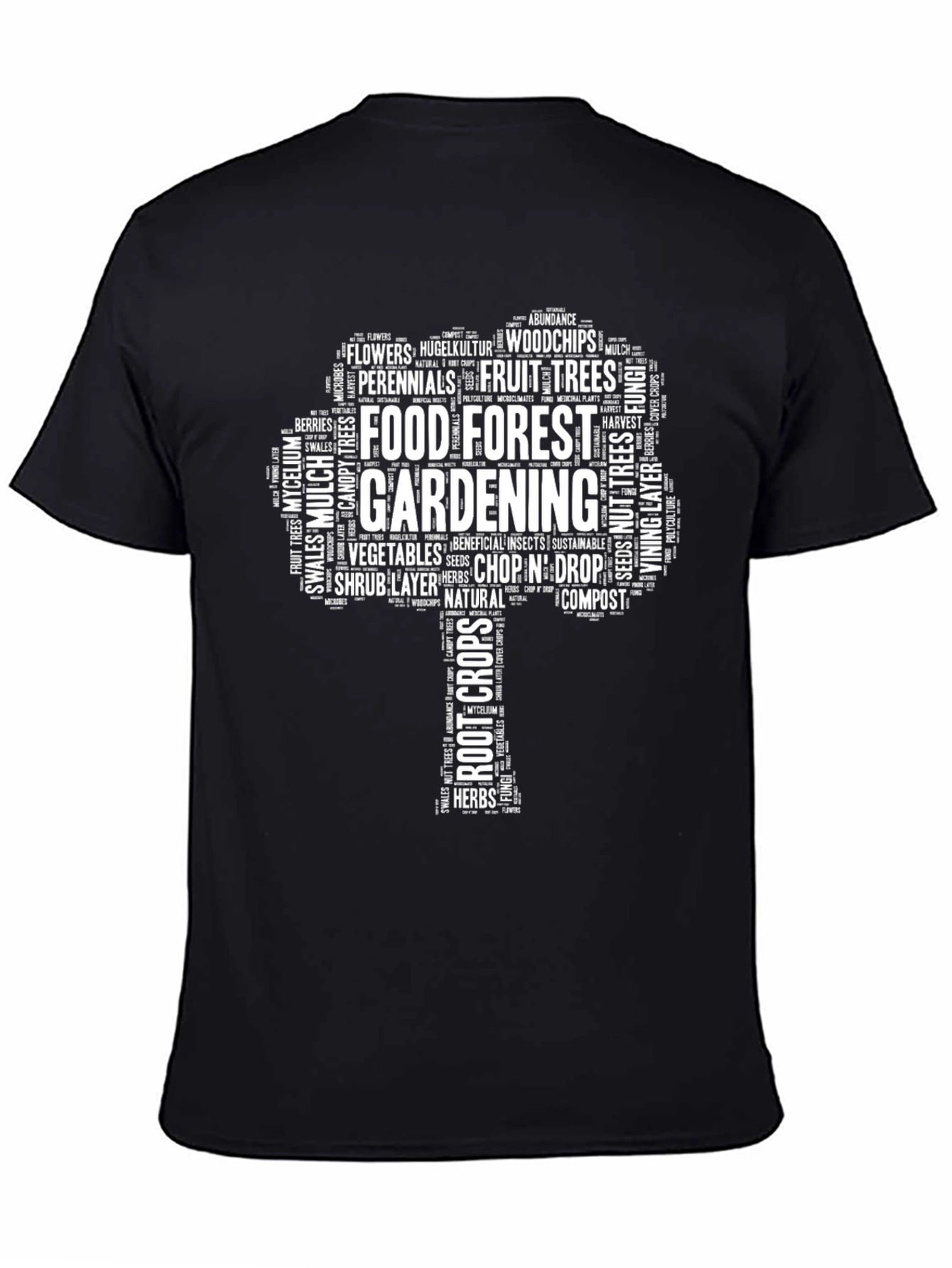Food Forest Gardening Tree T-Shirt