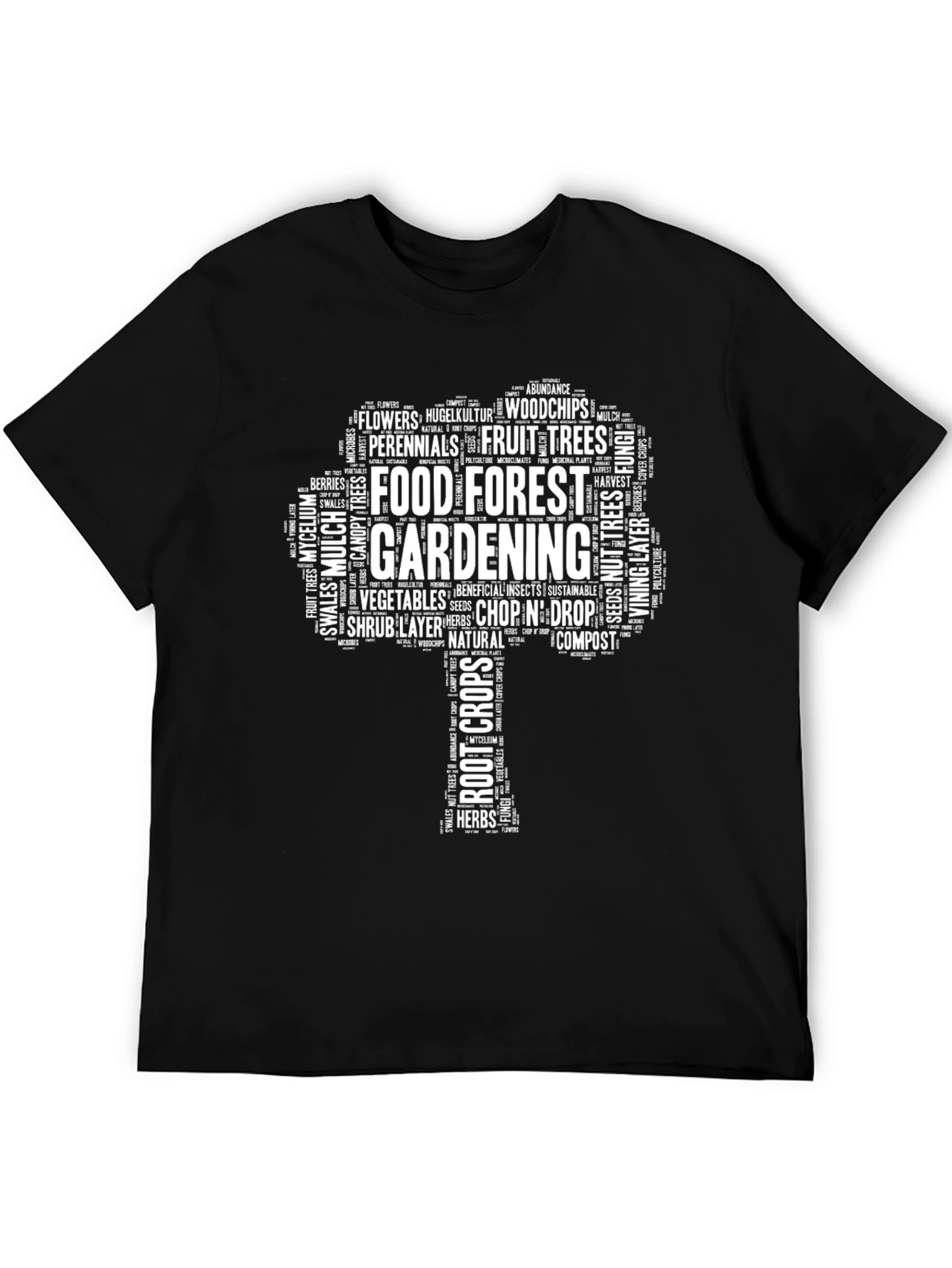 Food Forest Gardening Tree T-Shirt