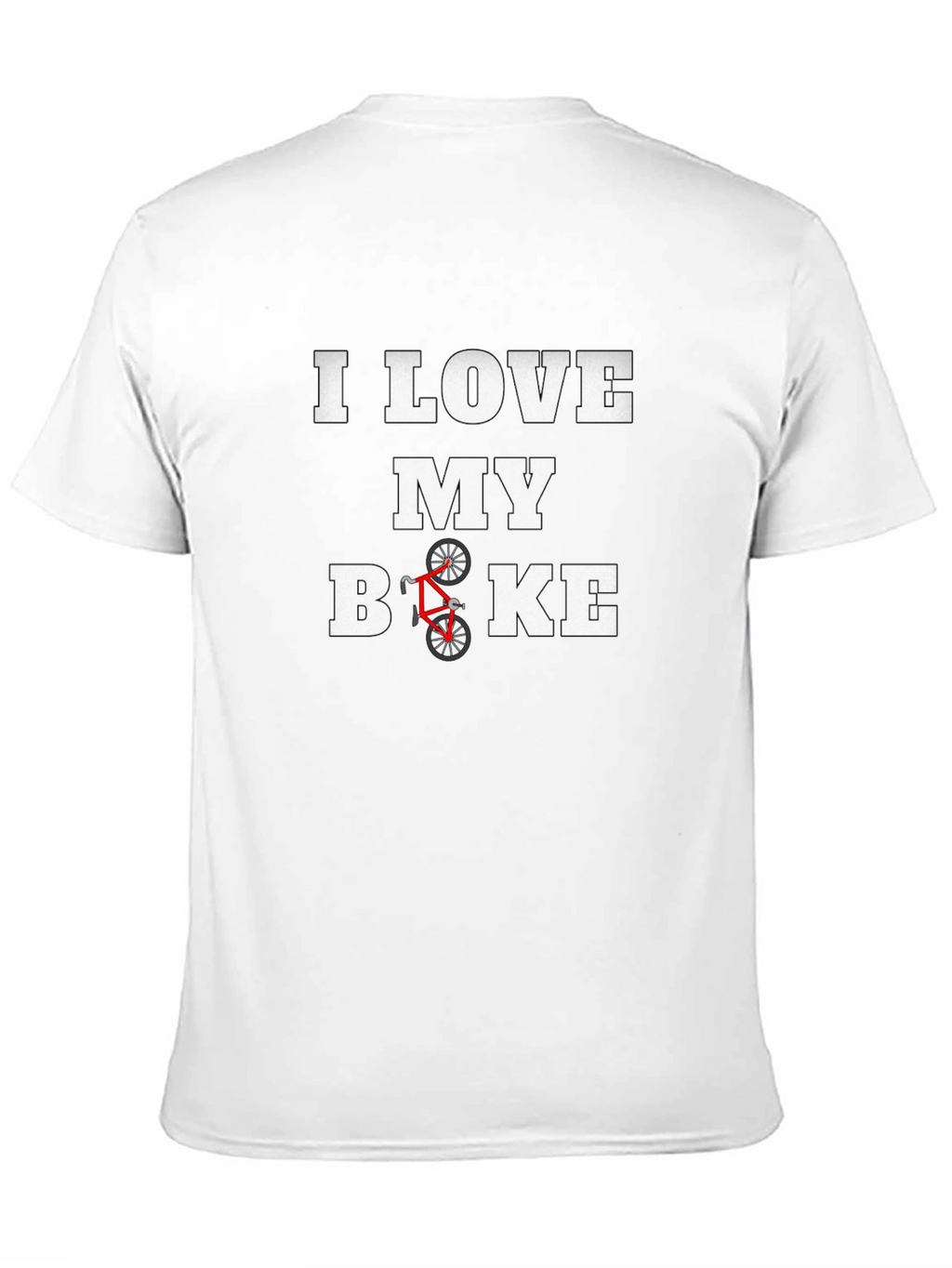 I Love My Bike Graphic Tee - Black