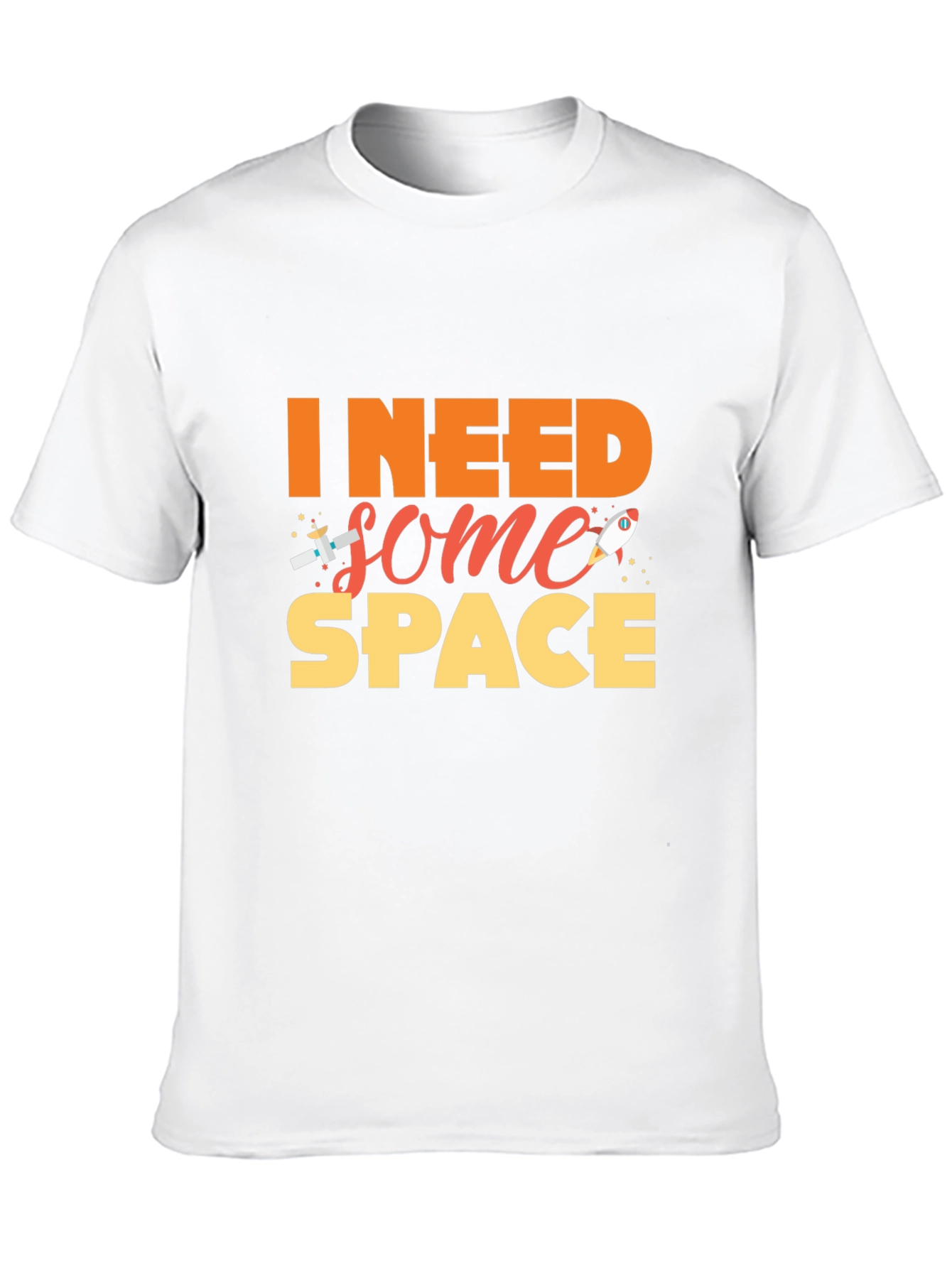 I Need Some Space Black T-Shirt
