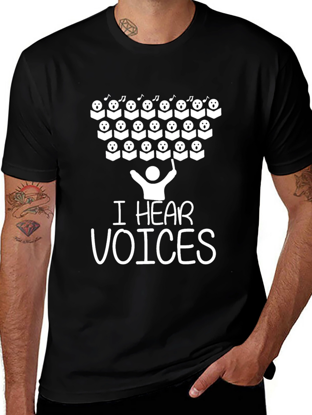 I Hear Voices Choir T-Shirt