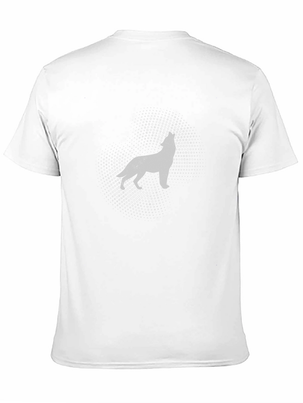 Wolf Silhouette Graphic Tee - Black
