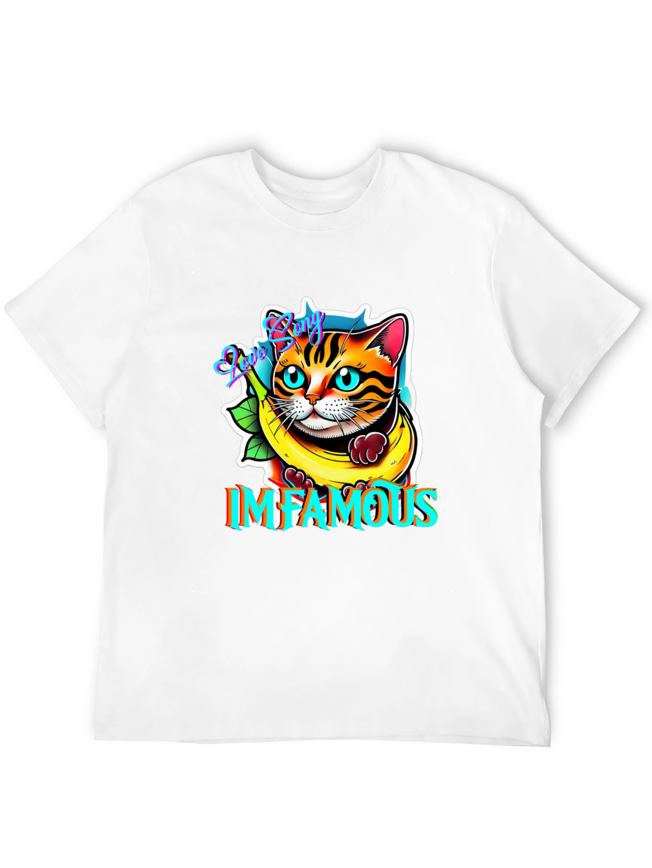 Infamous Cat Banana Graphic Tee