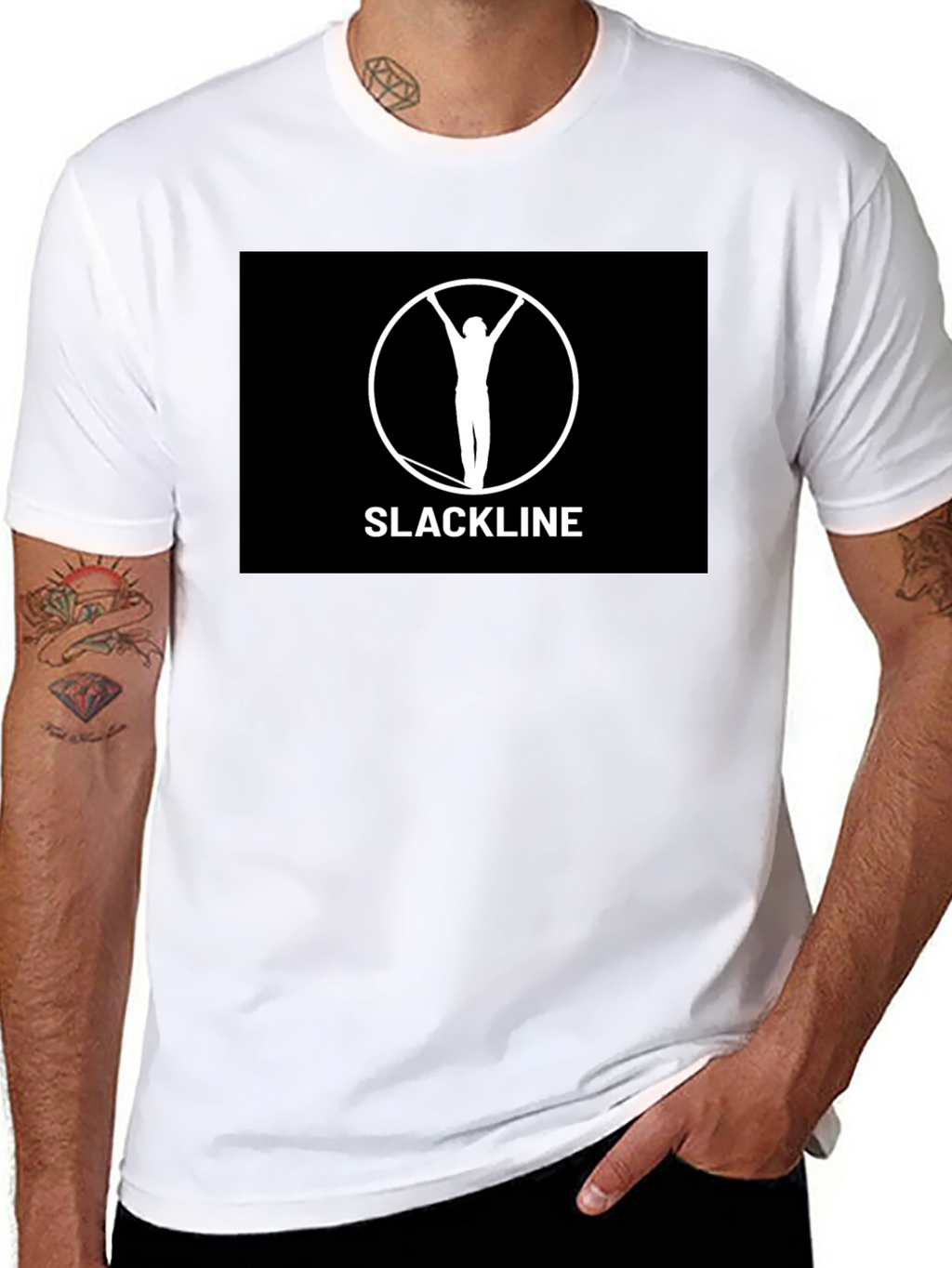 Slackline T-Shirt: Balance & Adventure