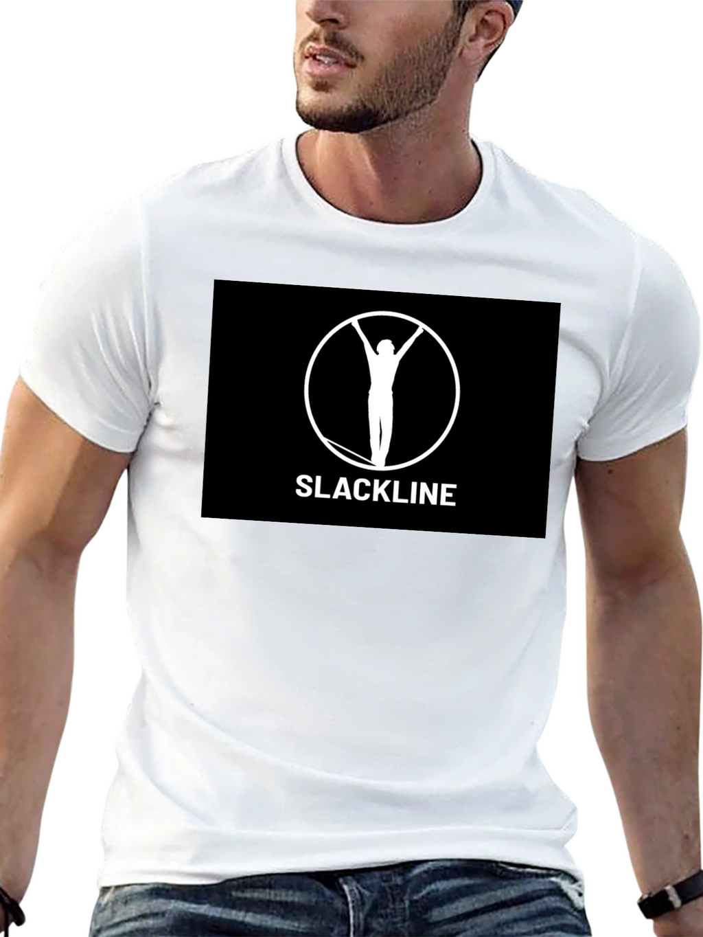 Slackline T-Shirt: Balance & Adventure
