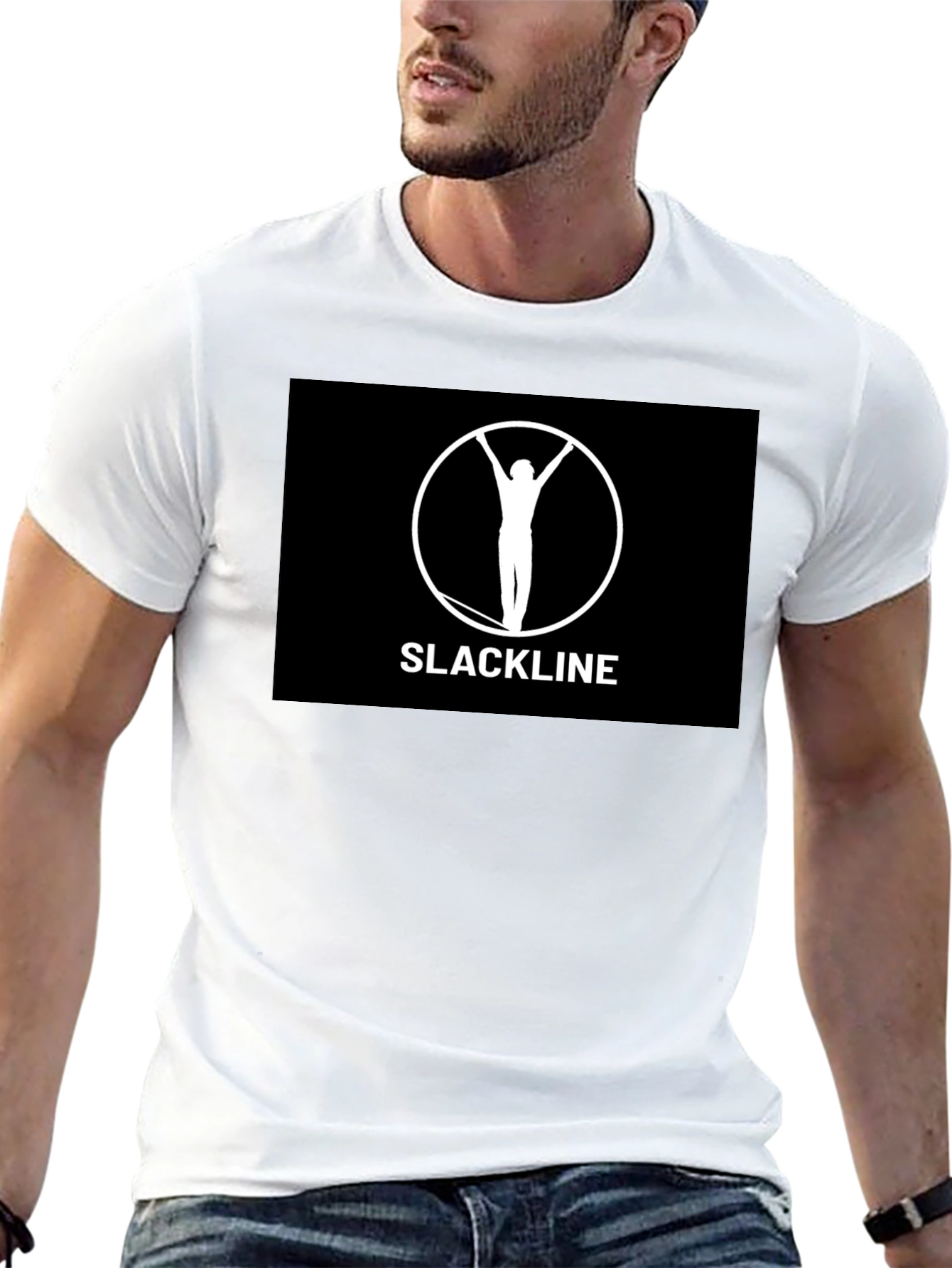 Slackline T-Shirt: Balance & Adventure