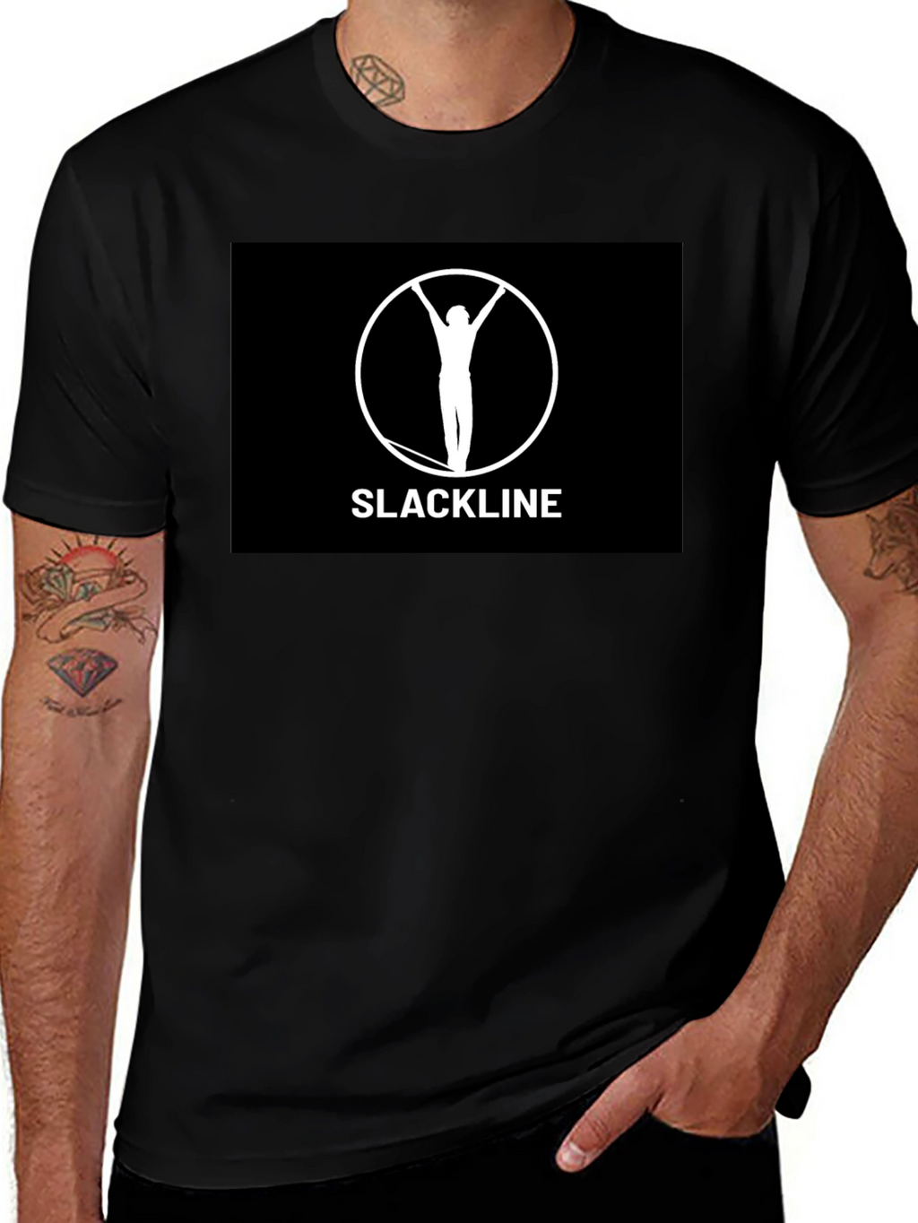 Slackline T-Shirt: Balance & Adventure