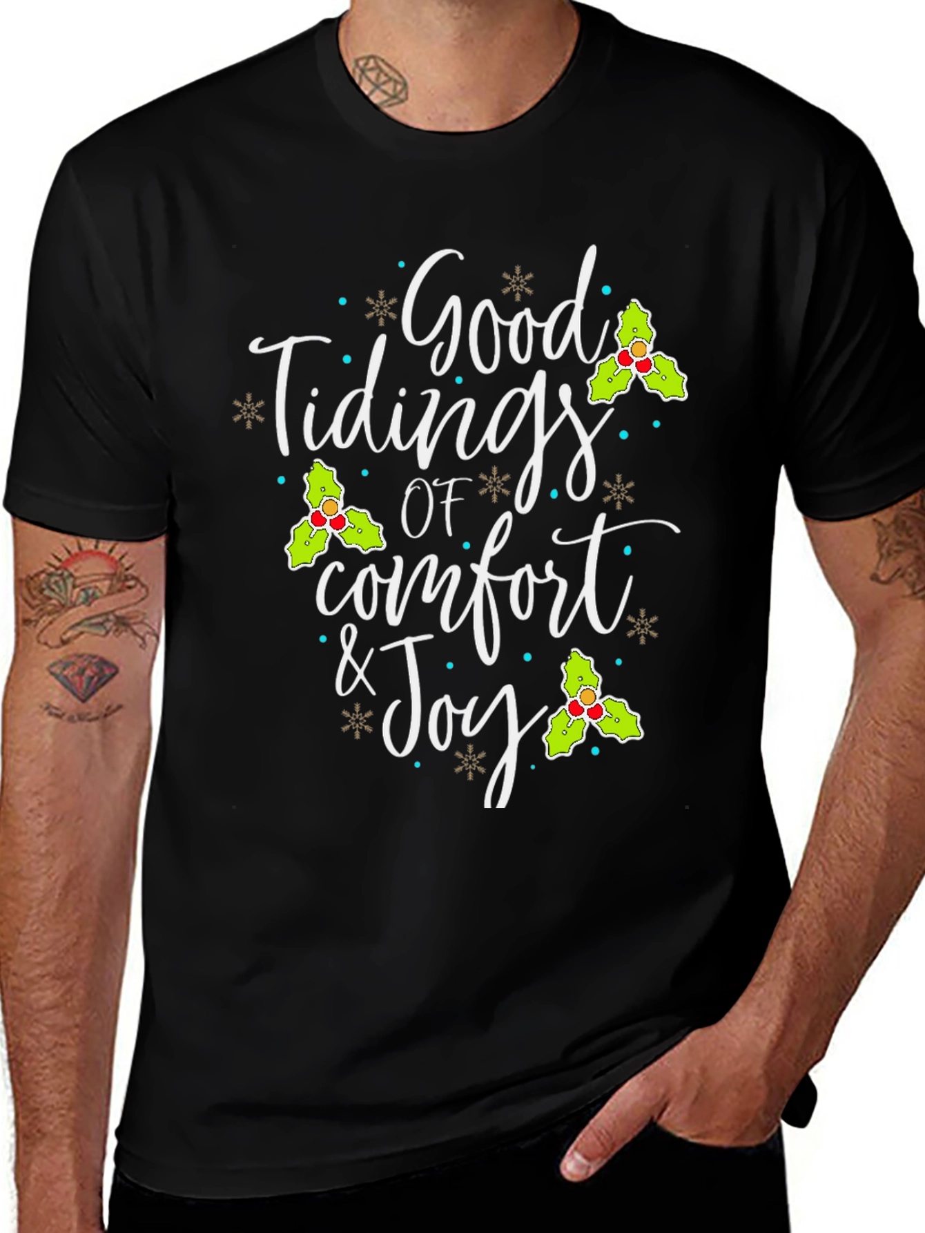 Good Tidings Christmas Graphic Tee