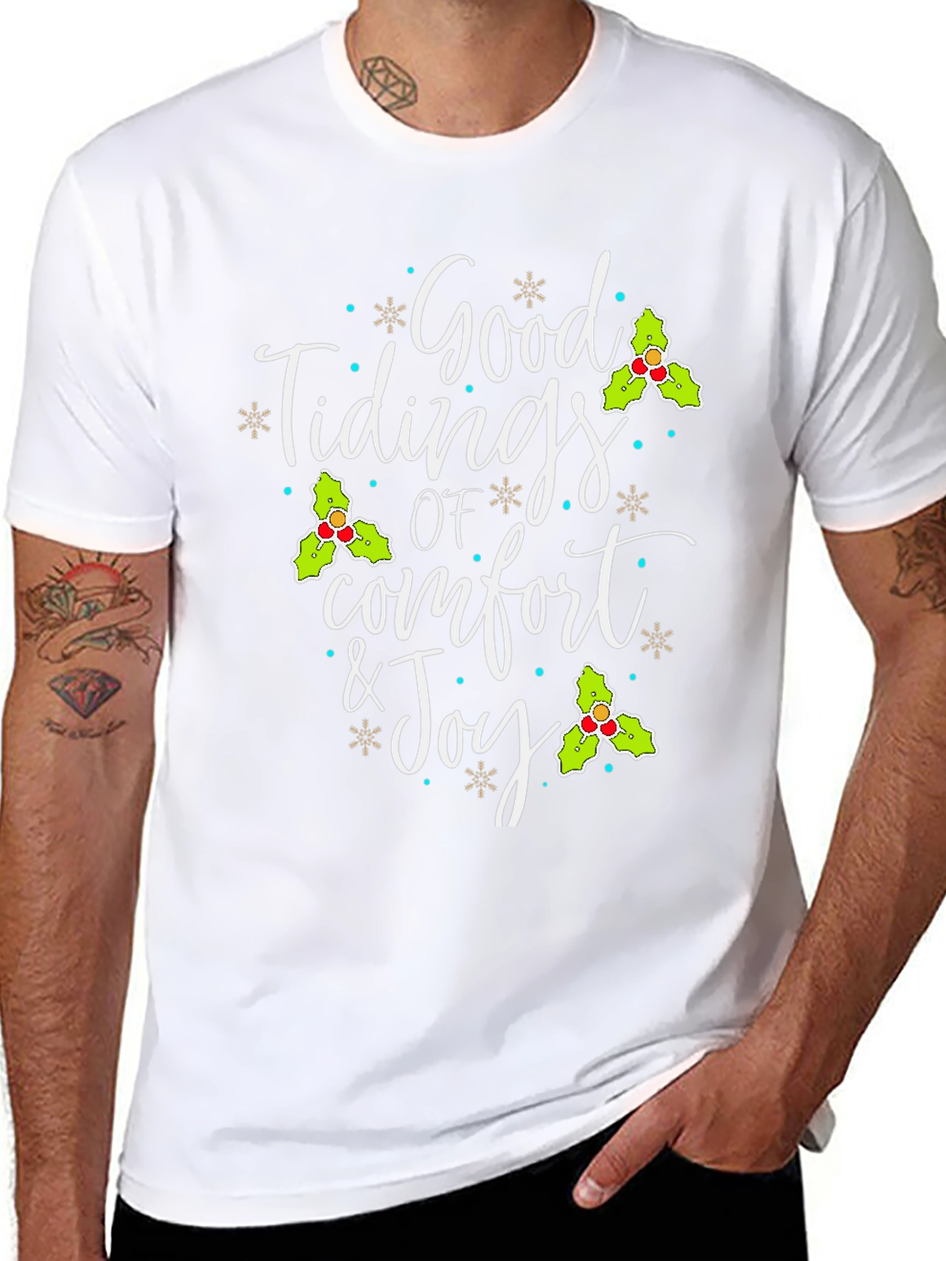 Good Tidings Christmas Graphic Tee