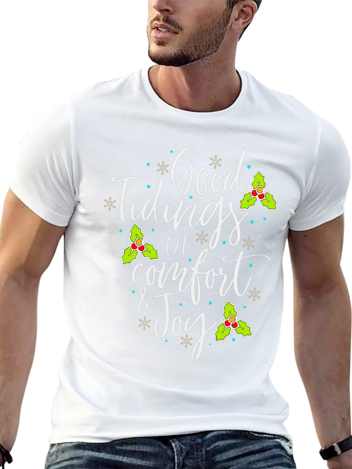 Good Tidings Christmas Graphic Tee