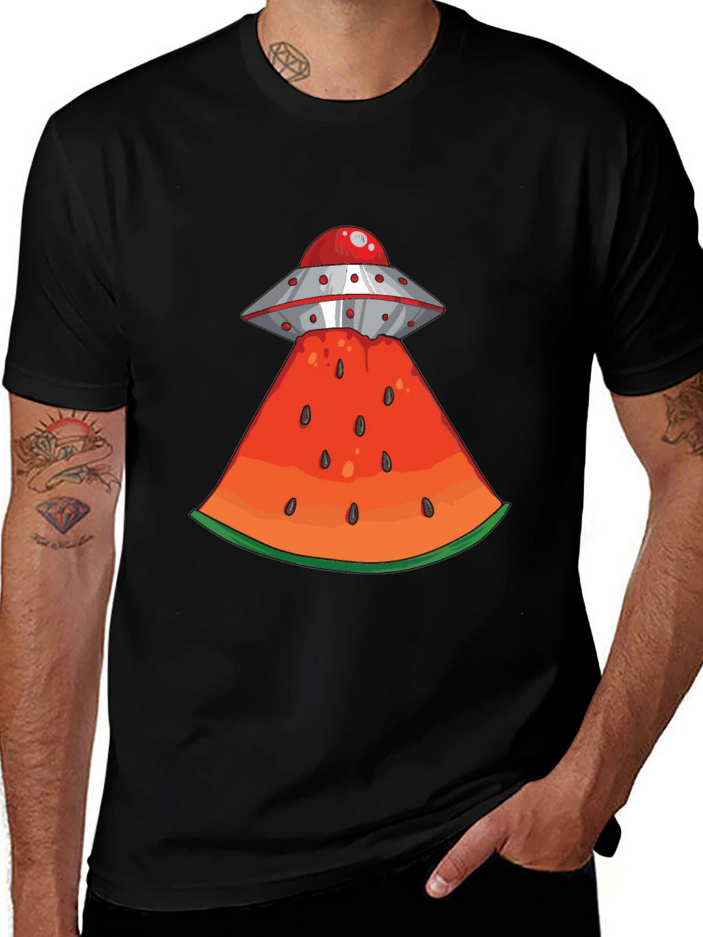 Watermelon UFO Graphic Tee