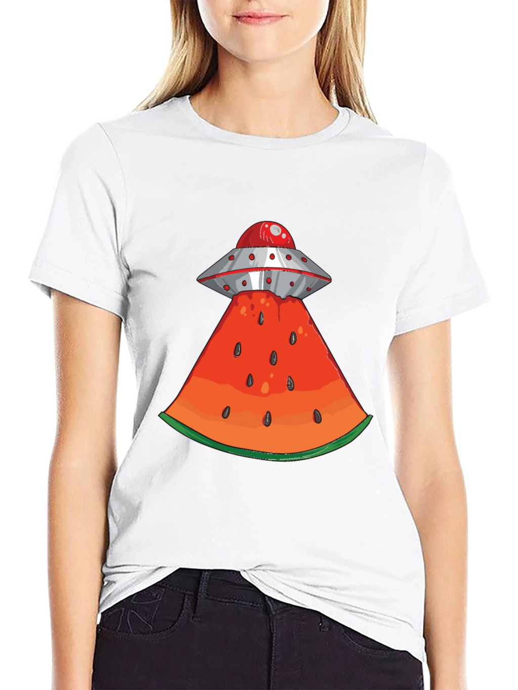 Watermelon UFO Graphic Tee