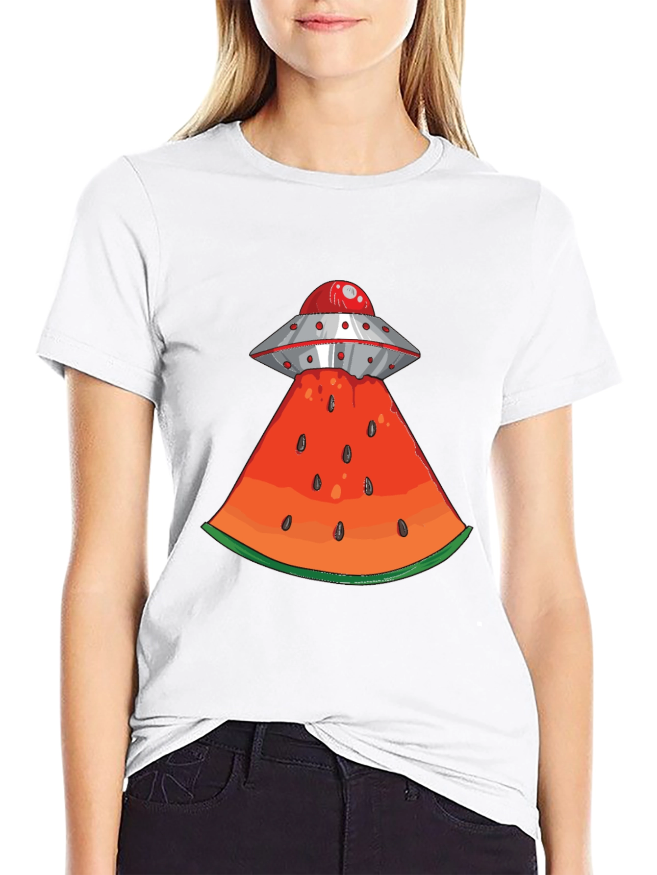 Watermelon UFO Graphic Tee
