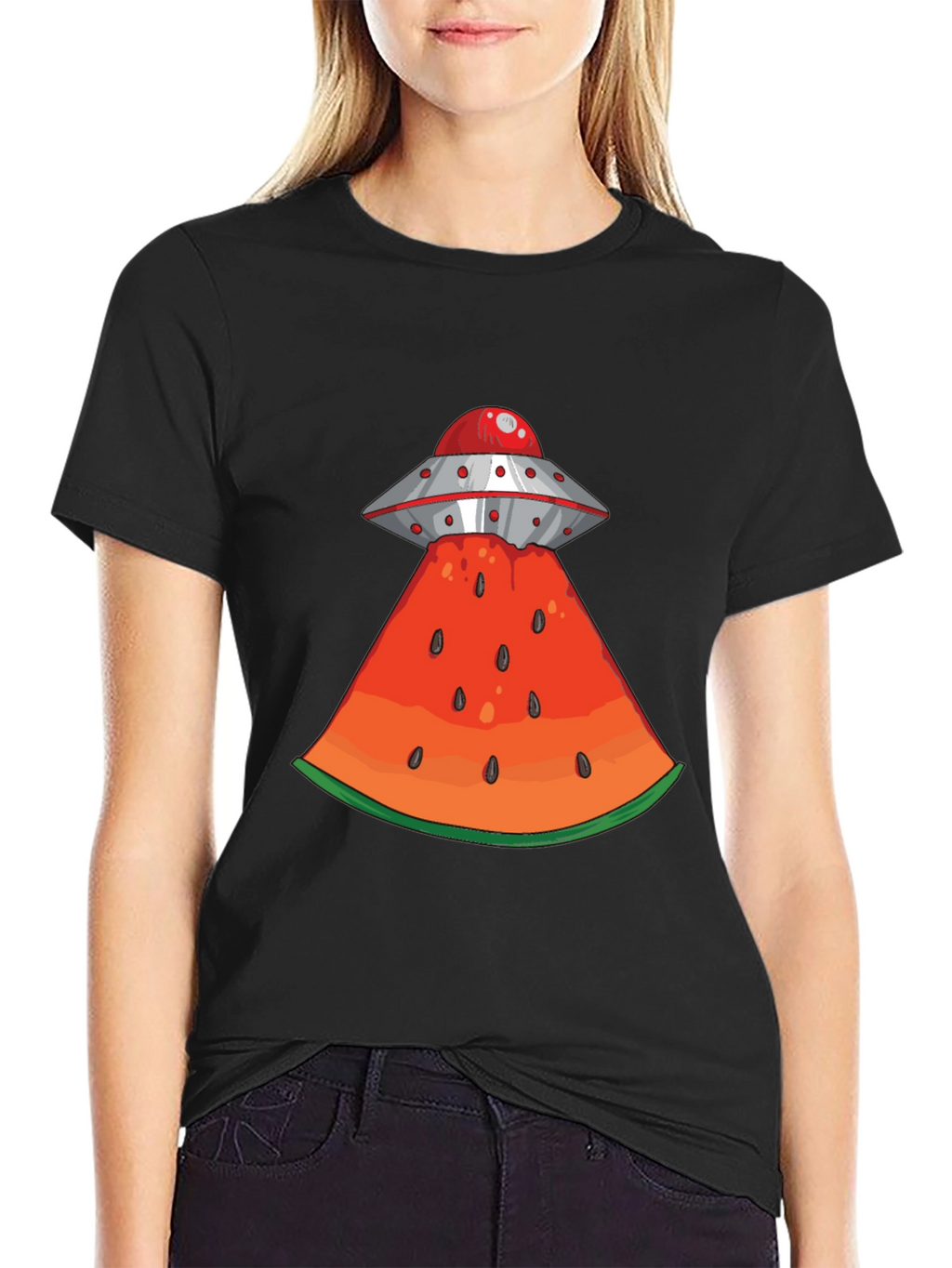 Watermelon UFO Graphic Tee