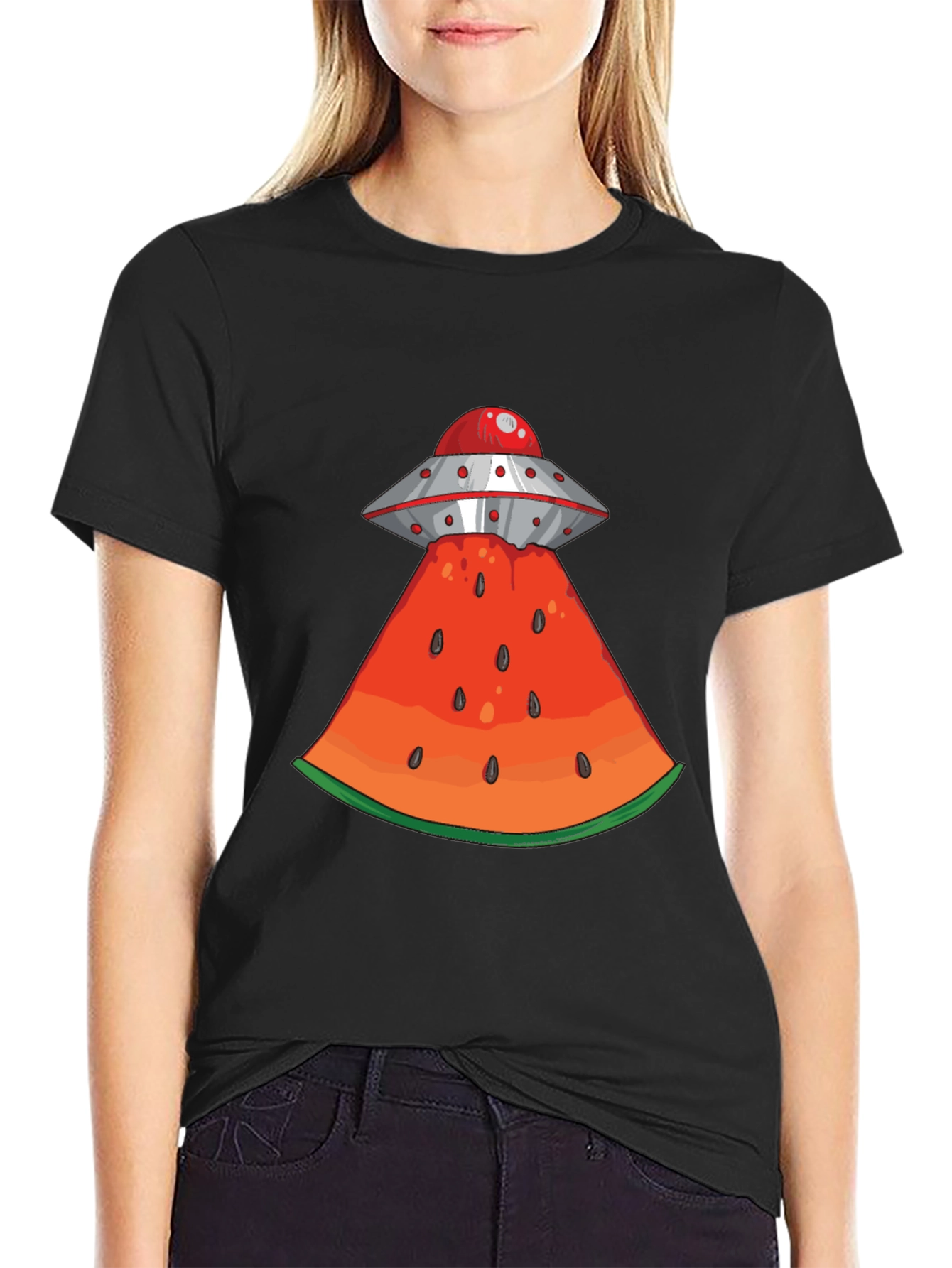Watermelon UFO Graphic Tee