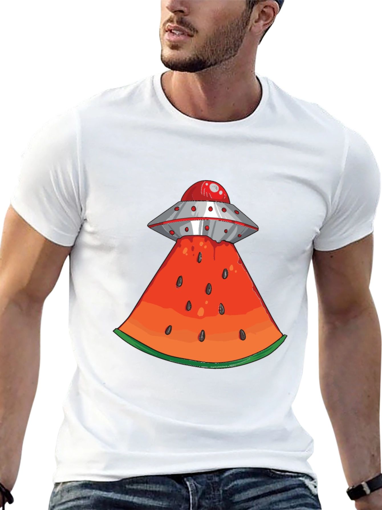 Watermelon UFO Graphic Tee