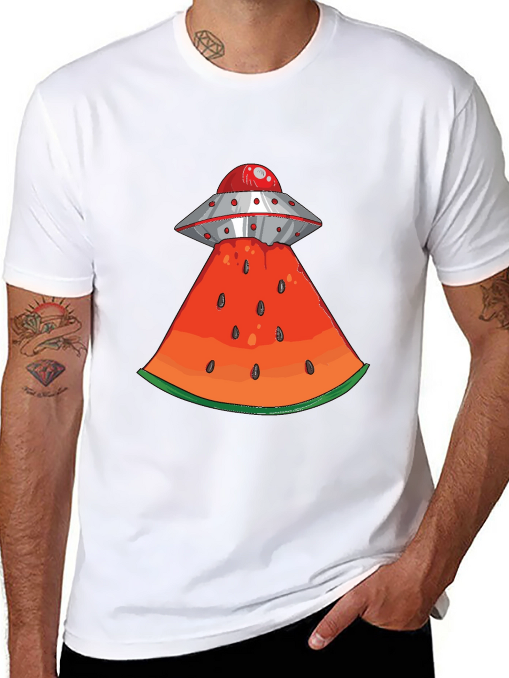 Watermelon UFO Graphic Tee