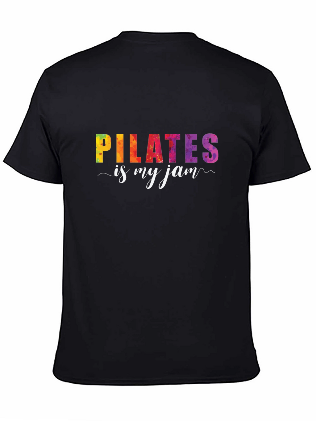 Pilates Is My Jam Graphic Tee - Black T-Shirt