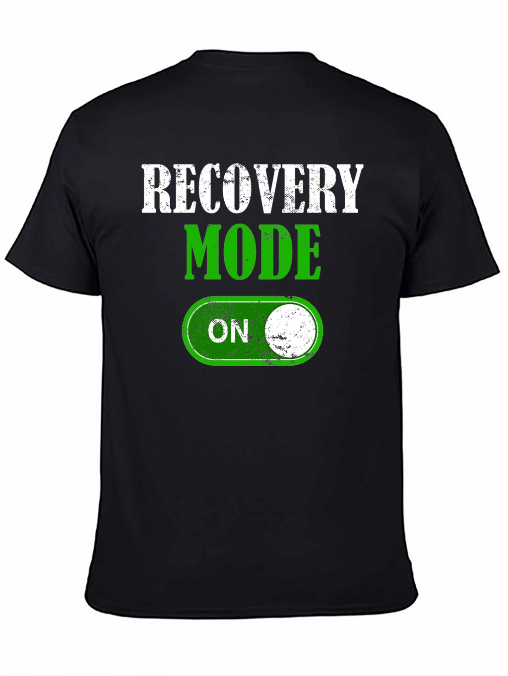 Recovery Mode On Black T-Shirt
