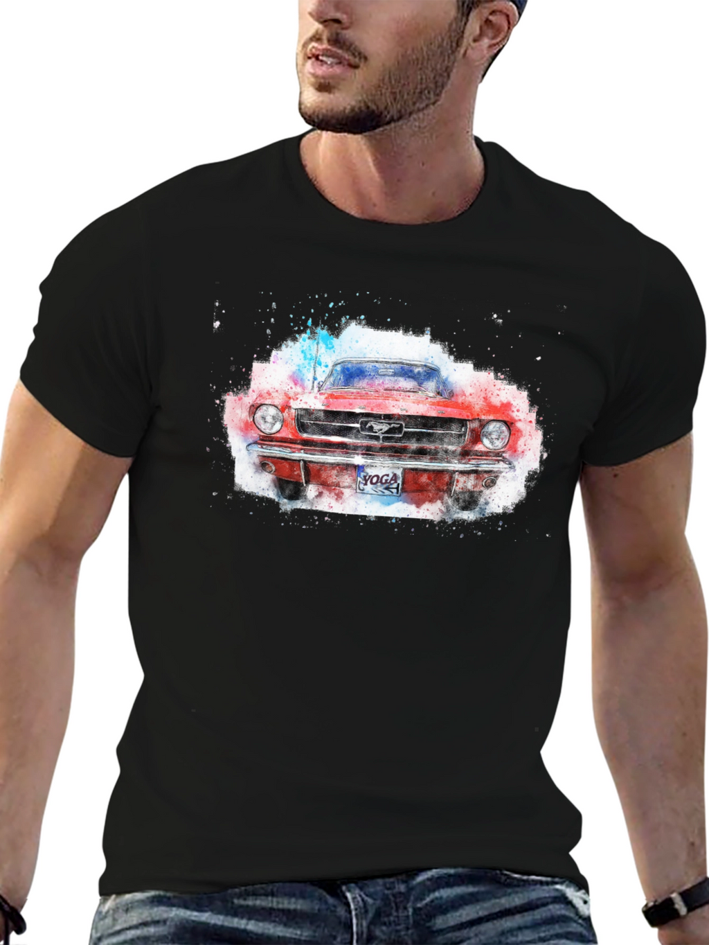 Classic Car Graphic T-Shirt
