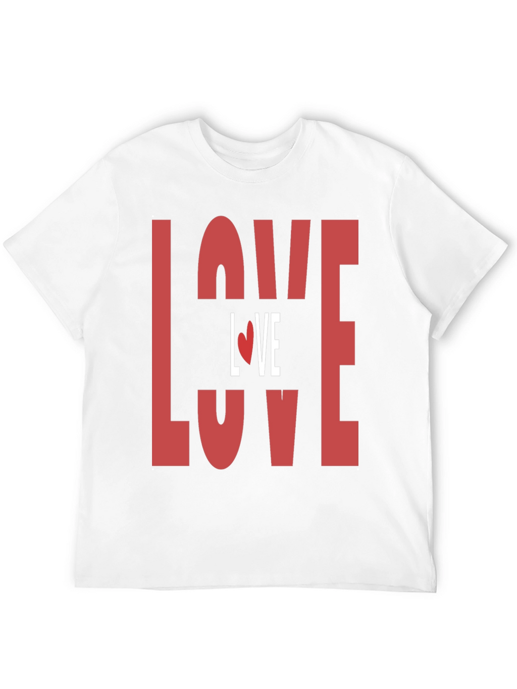 Love Graphic Print T-Shirt - Valentines Day Tee