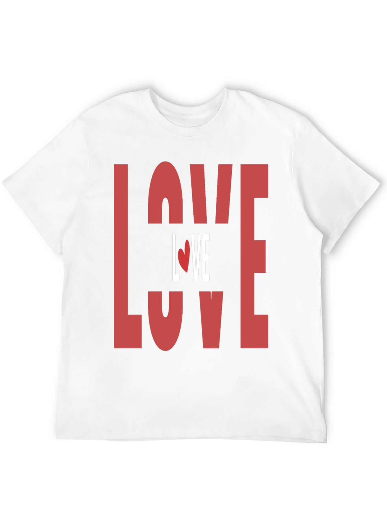 Love Graphic Print T-Shirt - Valentines Day Tee