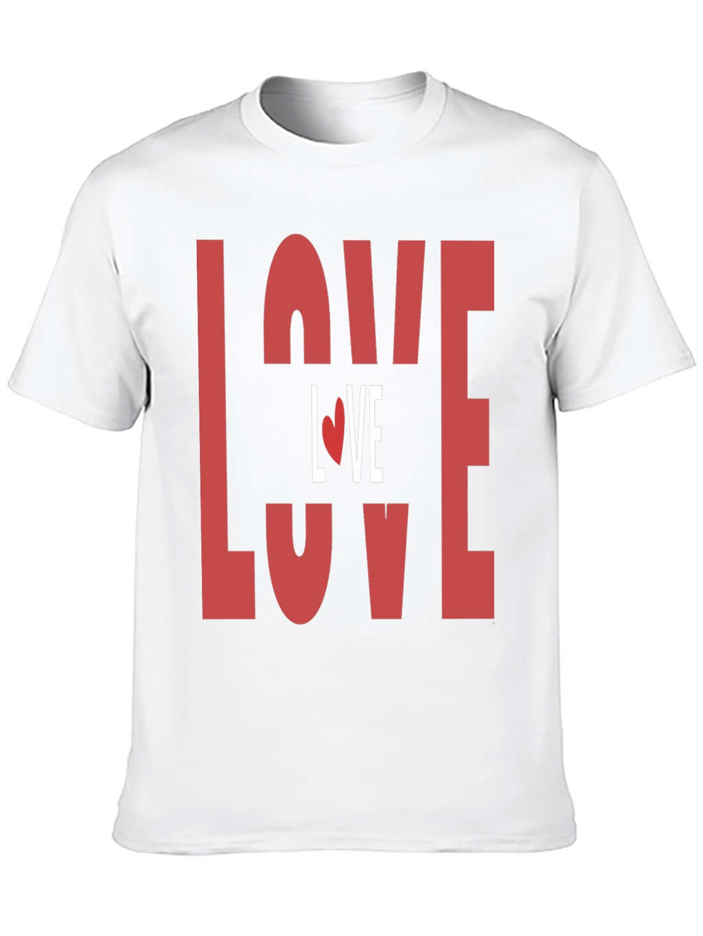 Love Graphic Print T-Shirt - Valentines Day Tee