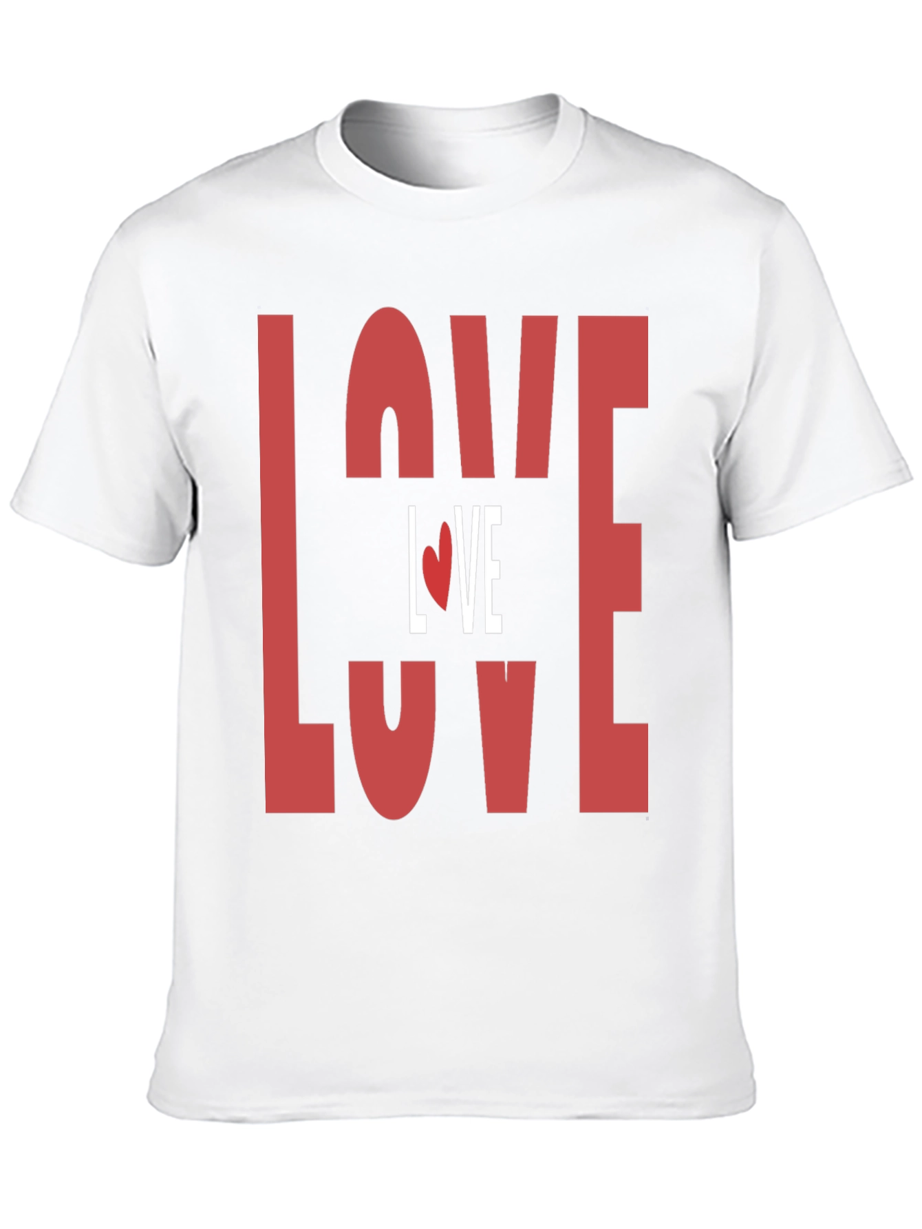 Love Graphic Print T-Shirt - Valentines Day Tee