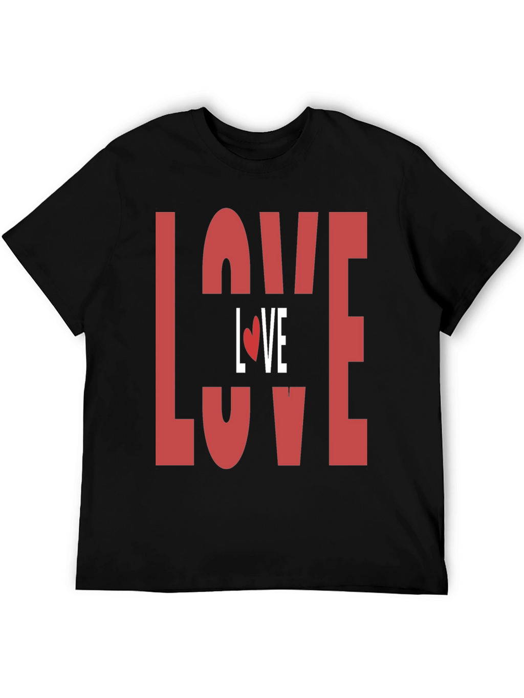 Love Graphic Print T-Shirt - Valentines Day Tee