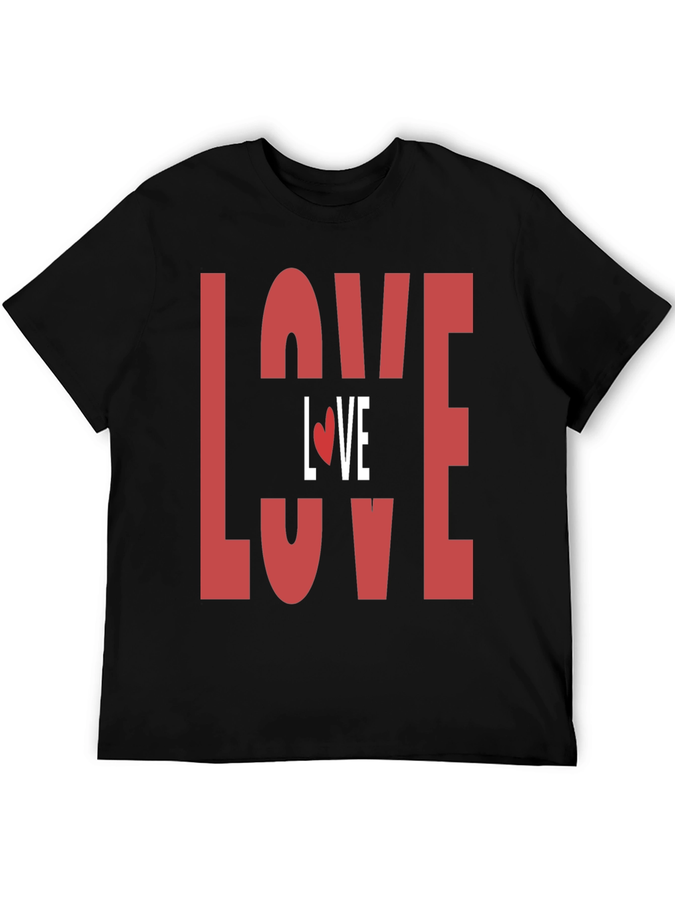Love Graphic Print T-Shirt - Valentines Day Tee