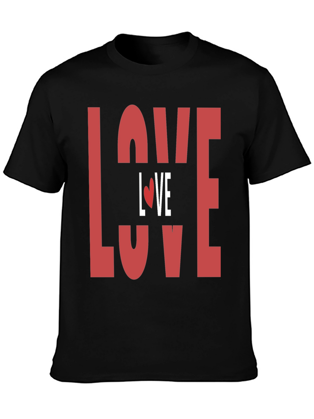 Love Graphic Print T-Shirt - Valentines Day Tee