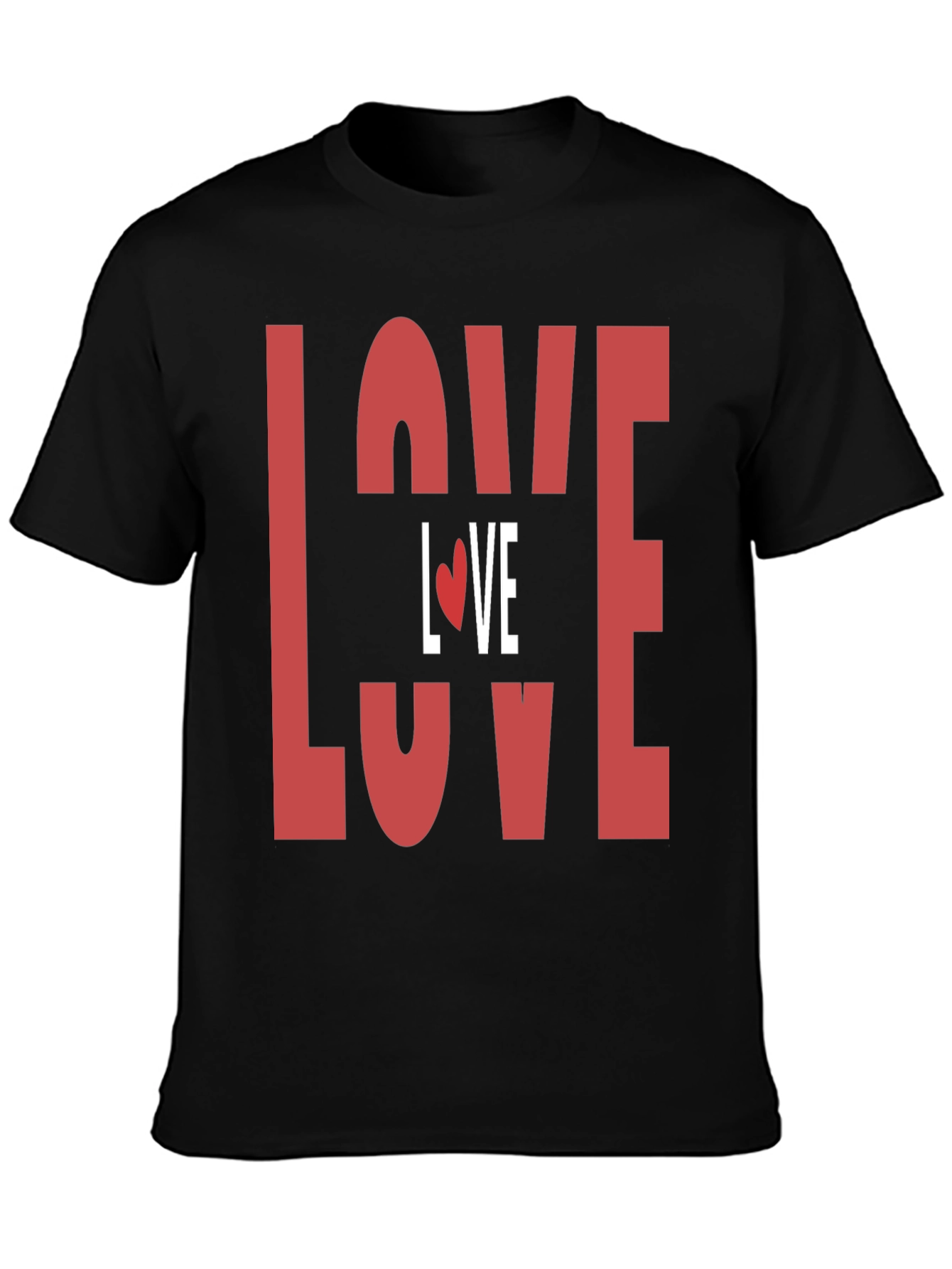 Love Graphic Print T-Shirt - Valentines Day Tee