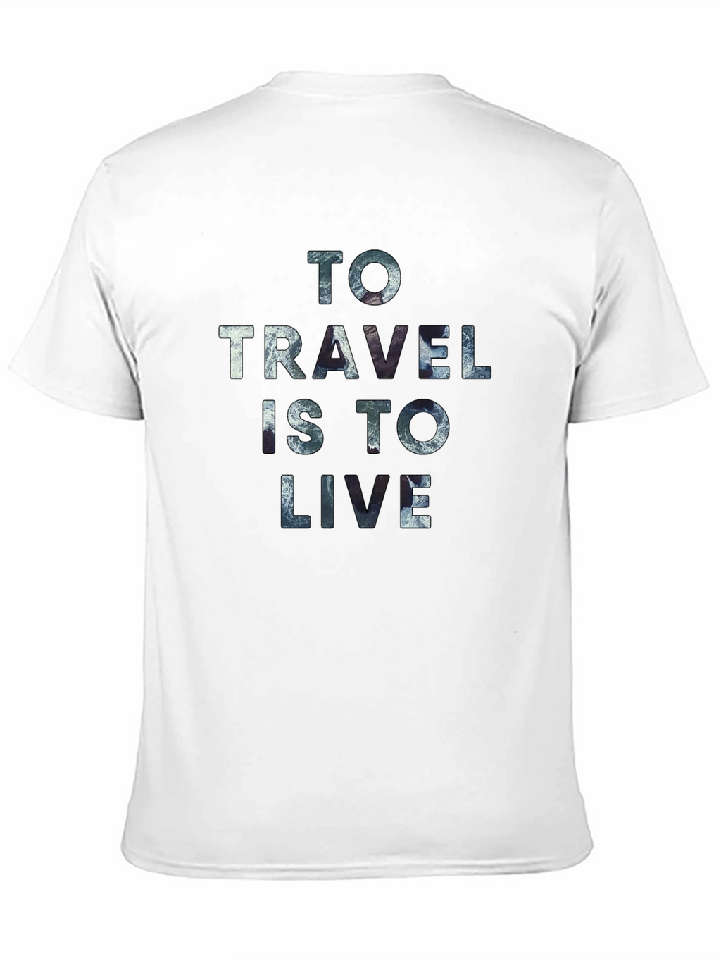 Travel is to Live Graphic Tee - Black