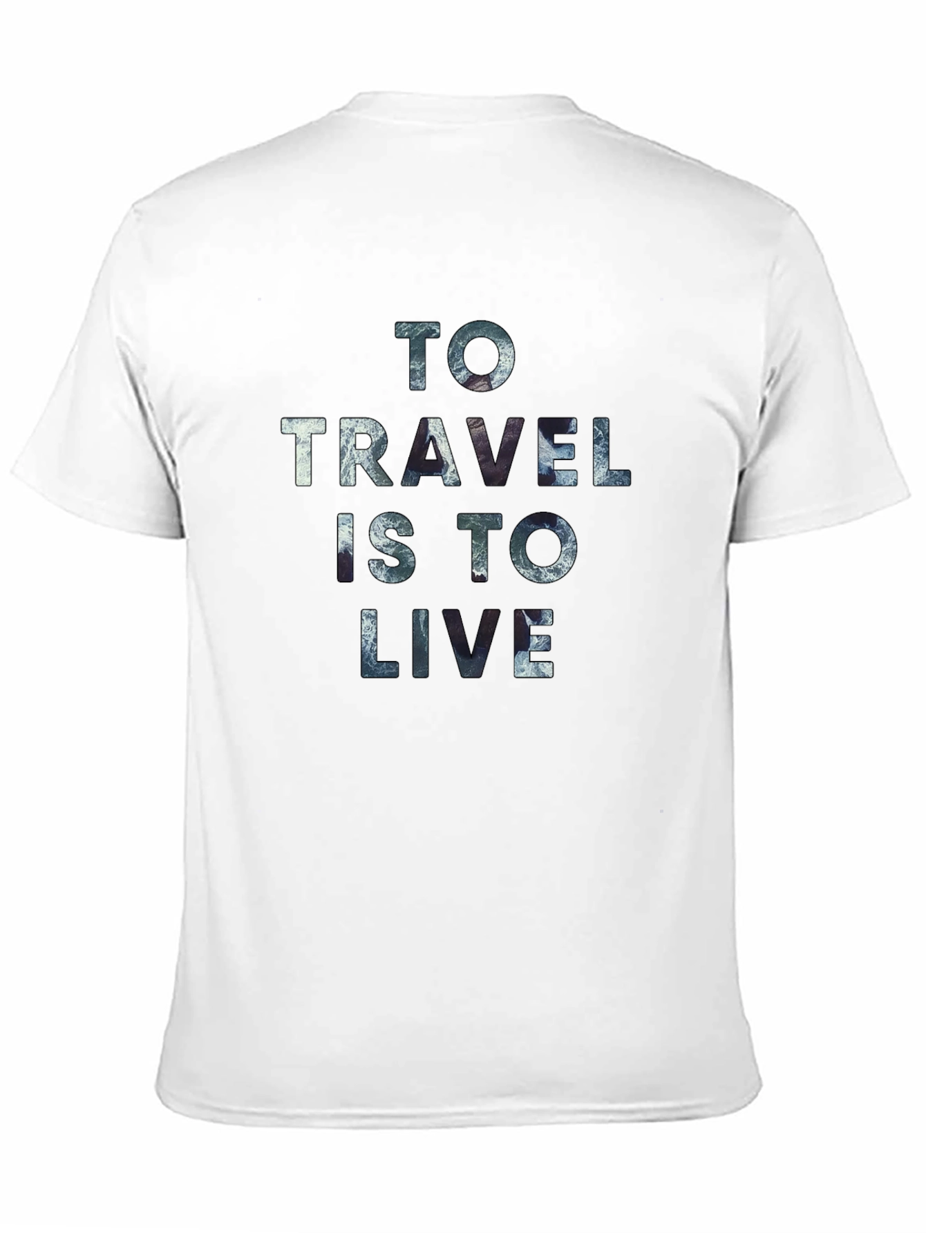 Travel is to Live Graphic Tee - Black