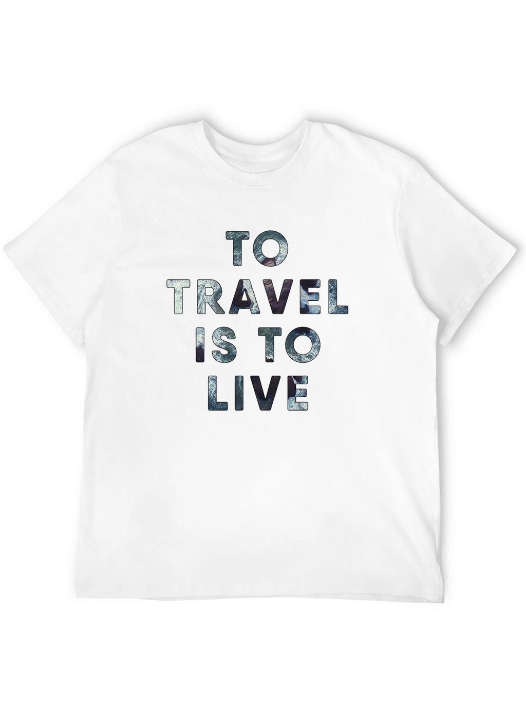Travel is to Live Graphic Tee - Black