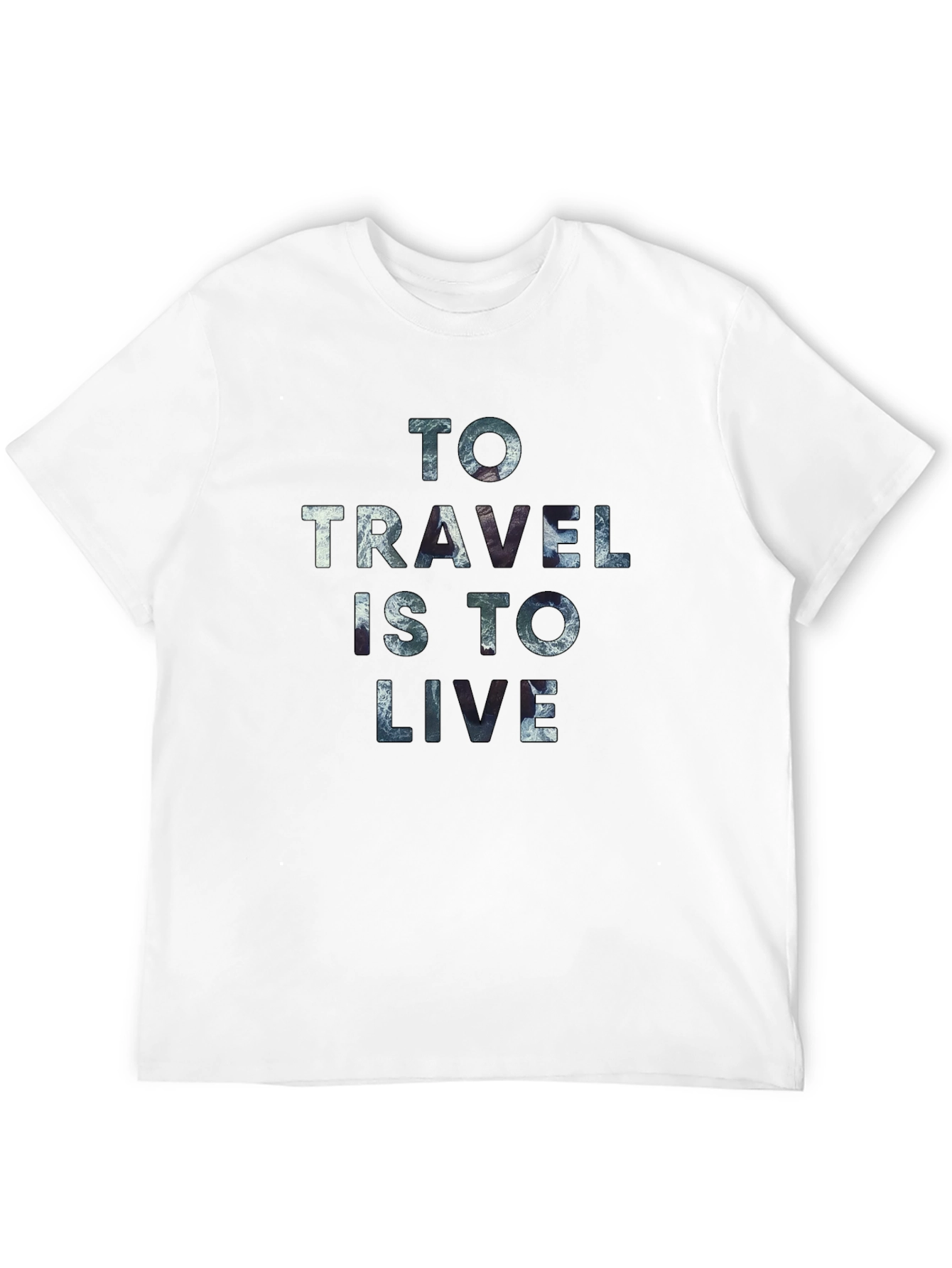 Travel is to Live Graphic Tee - Black