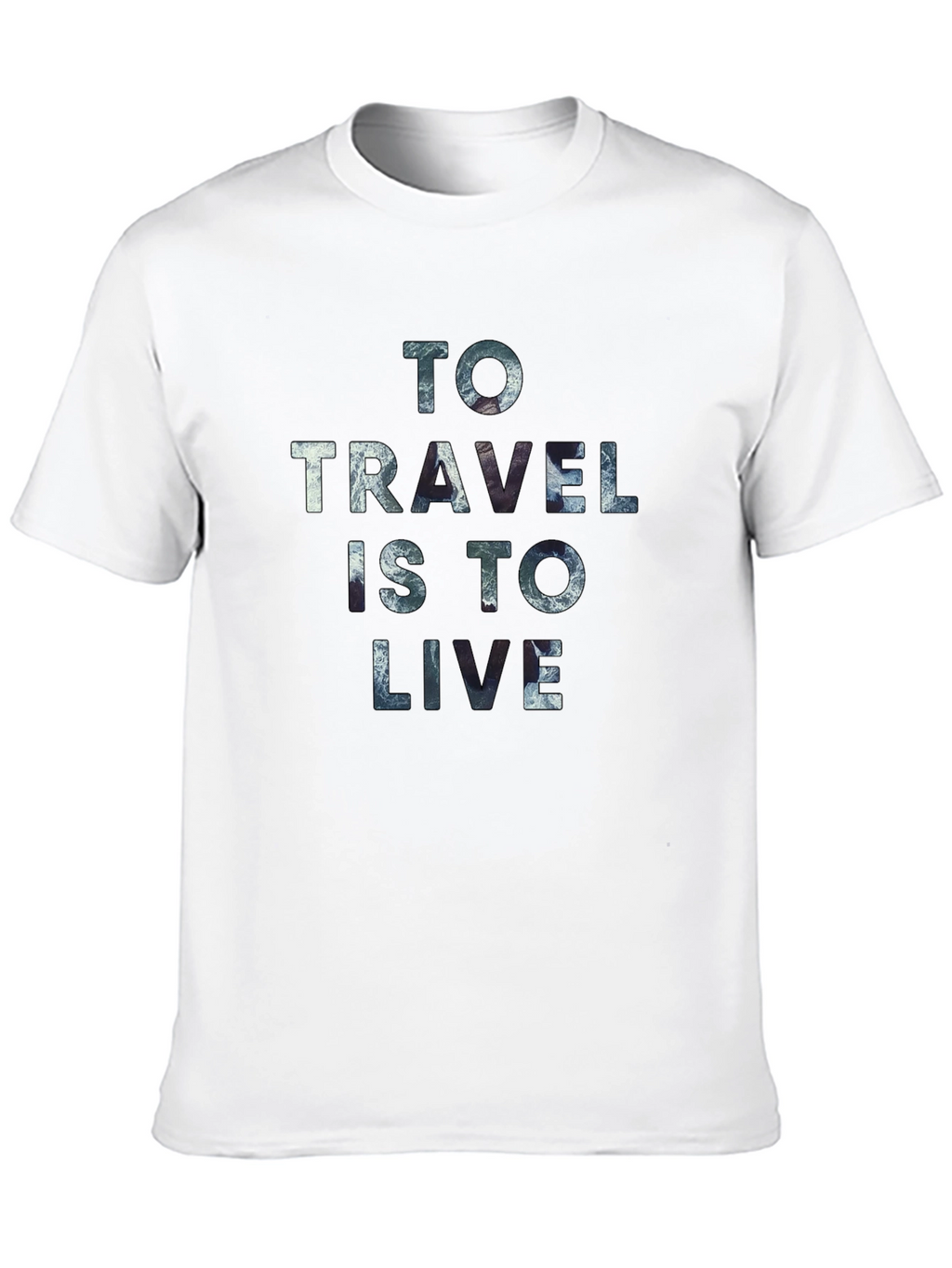 Travel is to Live Graphic Tee - Black