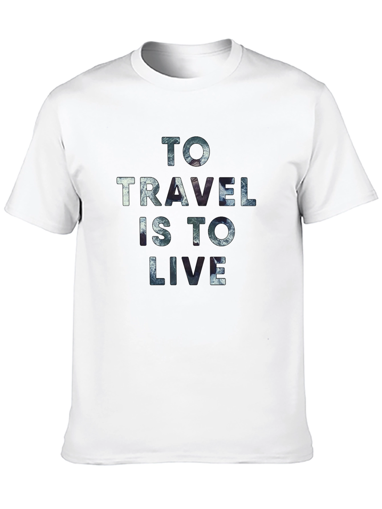 Travel is to Live Graphic Tee - Black