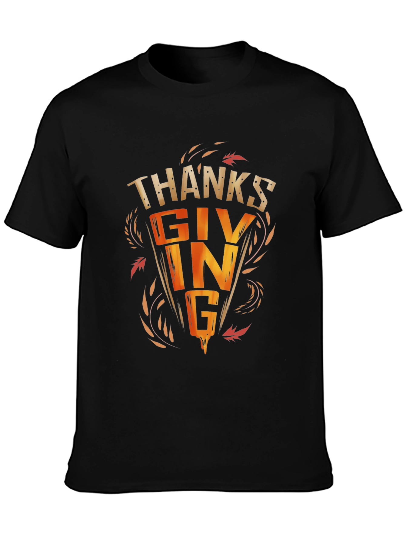 Thanksgiving Graphic Tee - Festive Fall Apparel