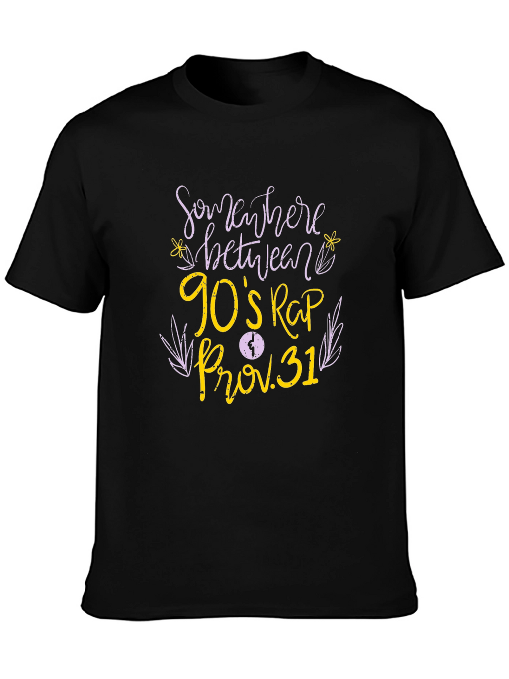 Somewhere Between 90s Rap Prov. 31 Black T-Shirt
