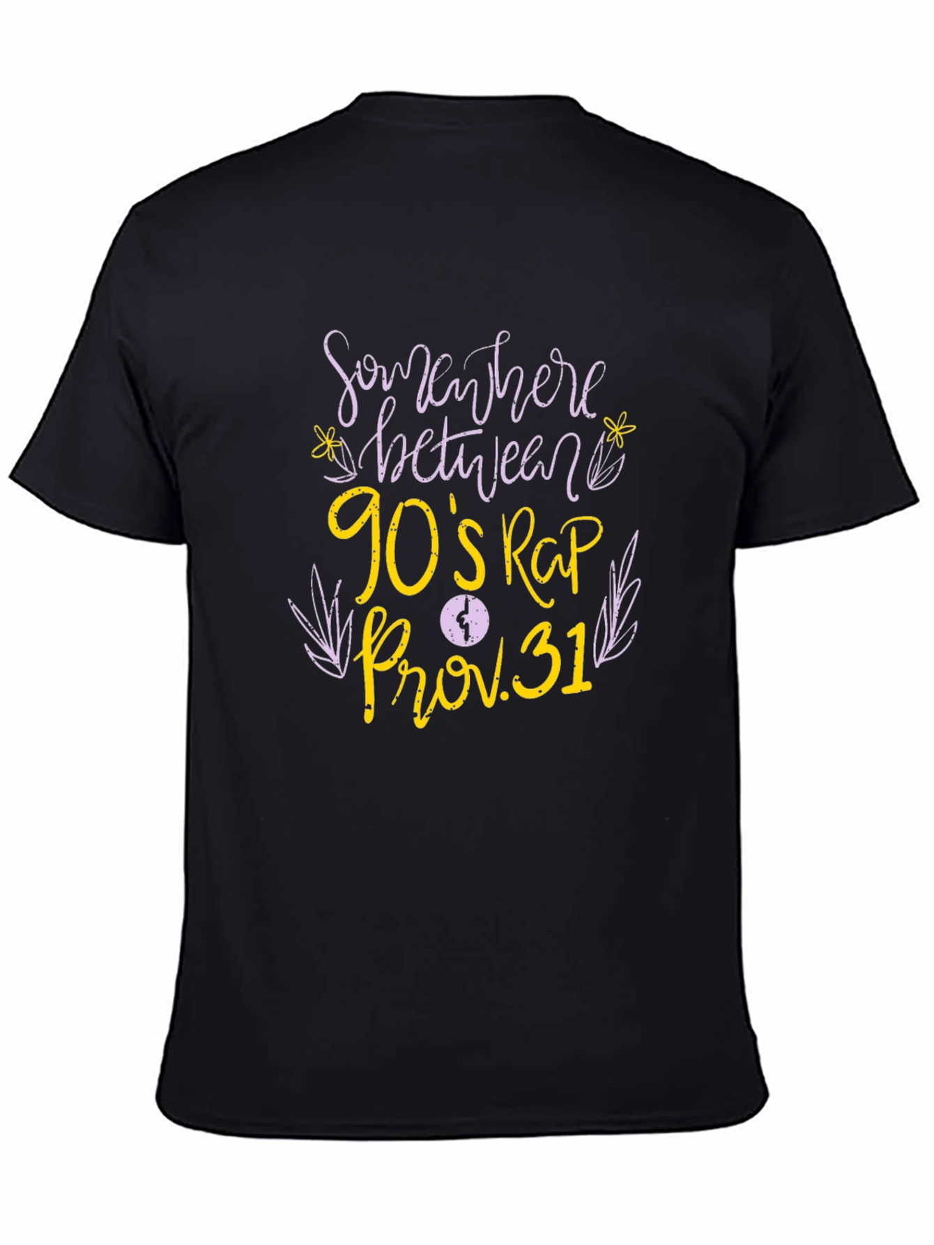 Somewhere Between 90s Rap Prov. 31 Black T-Shirt