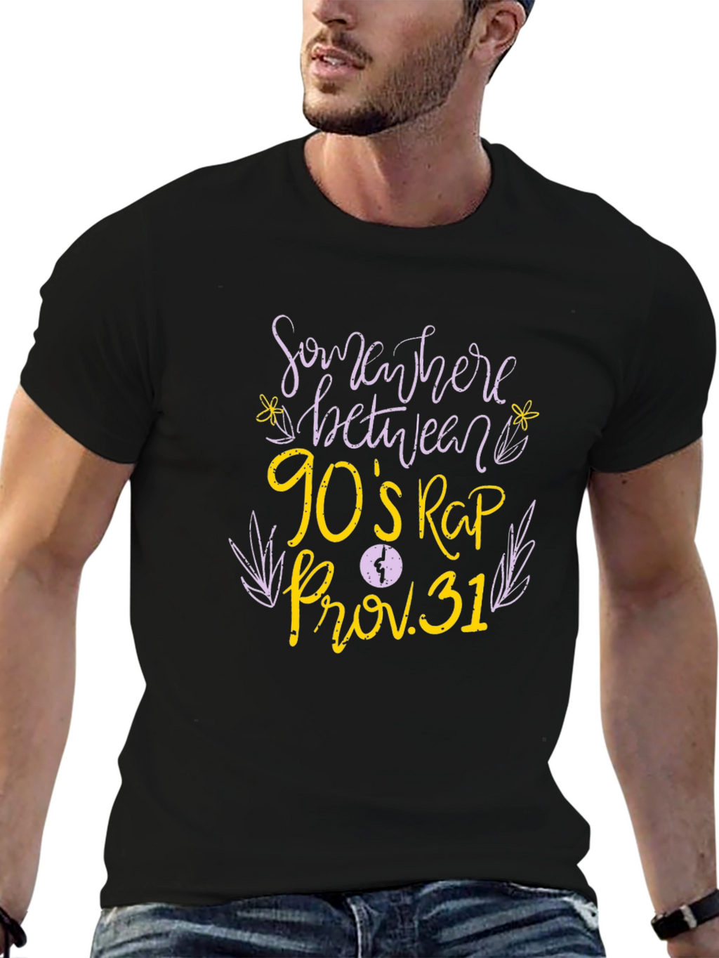 Somewhere Between 90s Rap Prov. 31 Black T-Shirt