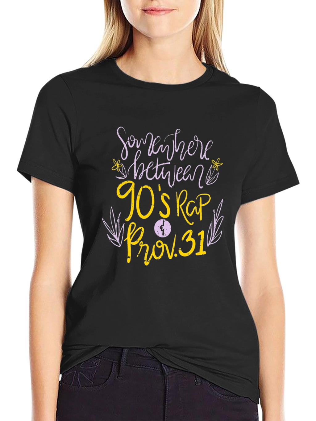 Somewhere Between 90s Rap Prov. 31 Black T-Shirt
