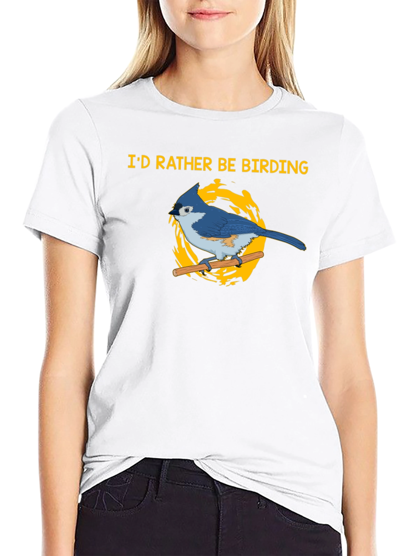 Birding Enthusiast T-Shirt - Id Rather Be Birding