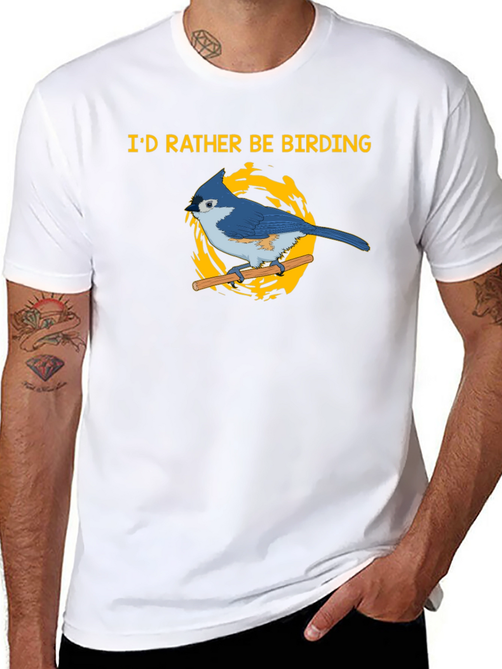 Birding Enthusiast T-Shirt - Id Rather Be Birding