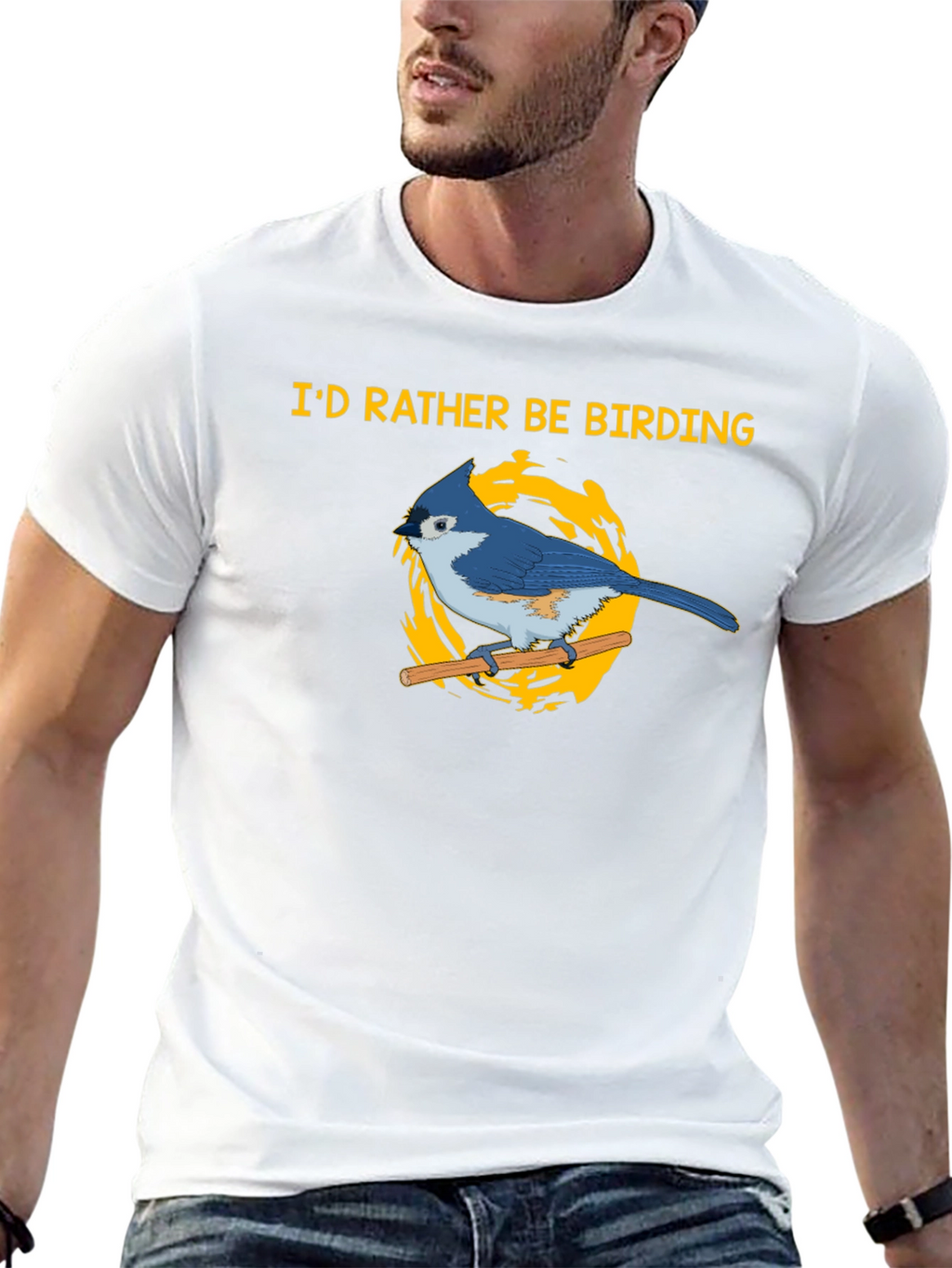 Birding Enthusiast T-Shirt - Id Rather Be Birding